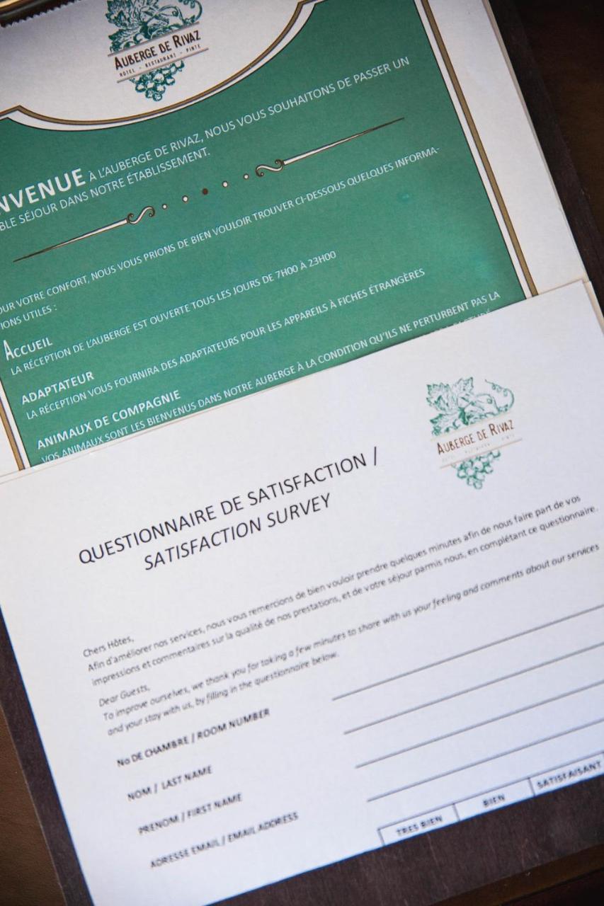Auberge De Rivaz Zewnętrze zdjęcie